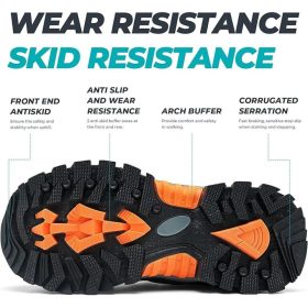 ASHION Wanderschuhe für Kinder Größe 28 (blau-orange)