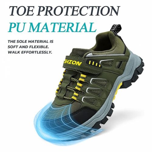 ASHION Wanderschuhe für Kinder Größe 37 (Dunkelgrün)