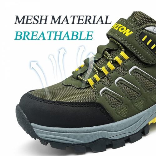 ASHION Wanderschuhe für Kinder Größe 36 (Dunkelgrün)