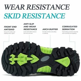 ASHION Wanderschuhe für Kinder Größe 28-38 (Grün)