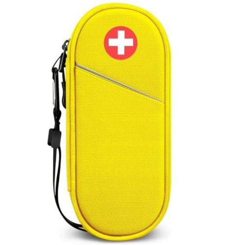 SITHON Notfall-Medikamenten-Organizer-Tasche (Gelb)