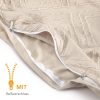 TOCOMOA Getufteter Bettbezug 2-teilig 135x200cm (Beige)