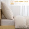 TOCOMOA Getufteter Bettbezug 2-teilig 135x200cm (Beige)