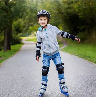 TOPLUS Kinder Knie- und Handgelenkschoner-Set 6 in 1, M