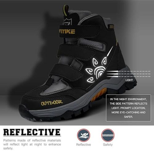 ASHION Winterschuhe Größe 35 (gelb-schwarz)
