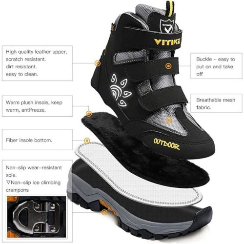 ASHION Winterschuhe Größe 35 (gelb-schwarz)