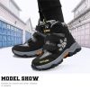 ASHION Winterschuhe Größe 35 (gelb-schwarz)