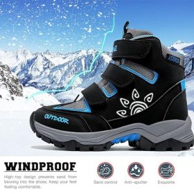 ASHION Winterschuhe Größe 28 (blau-schwarz)