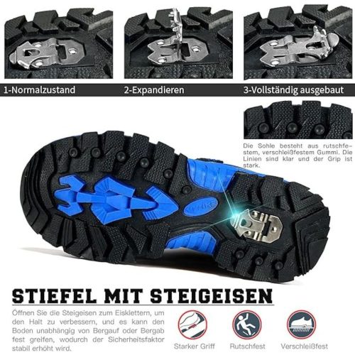 ASHION Winterschuhe Größe 29 (blau-schwarz)