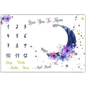 Ever Fairy Meilensteindecke für Kinder (Purple Moon)