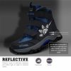 ASHION Winterschuhe Größe 33 (Dunkelblau-Schwarz)