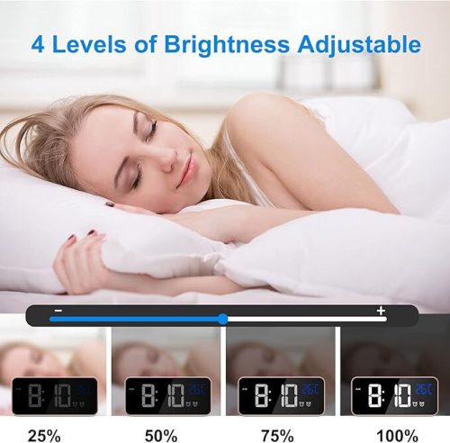 Digitaler Wecker Rosa - Hermic