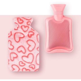 Wasser-Herzwärmerflasche (Rosa)
