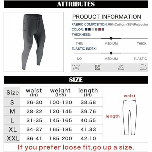 Brokig Herren Jogginghose S (Dunkelgrau)