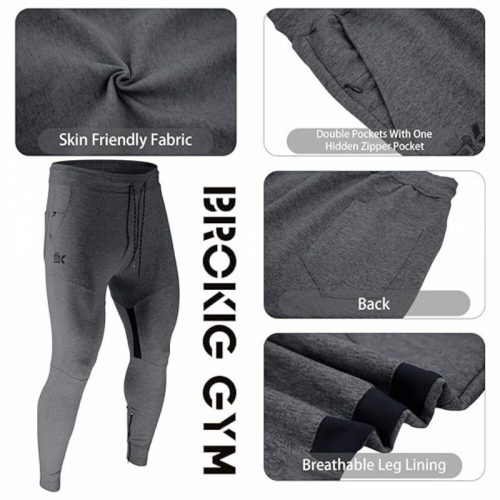 Brokig Herren Jogginghose S (Dunkelgrau)