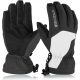 BOODUN Skihandschuhe Größe L (schwarz-weiß)
