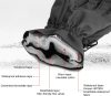BOODUN Skihandschuhe Größe L (schwarz-weiß)