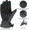 BOODUN Skihandschuhe Größe L (schwarz-weiß)