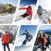 BOODUN Skihandschuhe Größe L (schwarz-weiß)