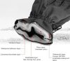 BOODUN Skihandschuhe Größe M (schwarz-weiß)
