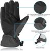 BOODUN Skihandschuhe Größe M (schwarz-weiß)