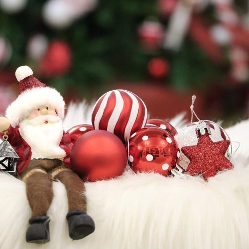 Victor's Workshop Christbaumschmuck (35 Stück, rot-weiß)