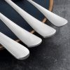 BEWOS Besteckset aus Edelstahl für 2 Personen, 8-teilig (Mattsilber)