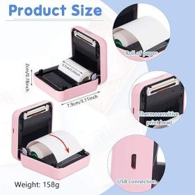 PeriPage Mini tragbarer A6-Fotodrucker (Türkisblau)