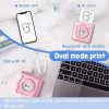 PeriPage Mini tragbarer A6-Fotodrucker (Türkisblau)