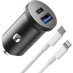 USB-C-Autoladegerät-Adapter, zwei Anschlüsse (43 W)