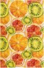 Decomall Outdoor-Teppich mit Fruchtmuster, 120 x 170 cm