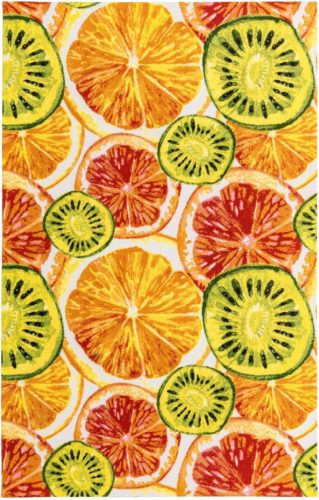 Decomall Outdoor-Teppich mit Fruchtmuster, 120 x 170 cm