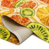 Decomall Outdoor-Teppich mit Fruchtmuster, 120 x 170 cm