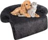 Jollywoods Sofa-Schutz-Hundebett für kleine und mittelgroße Hunde, Schwarz, L(110 x 110 x 15 cm)