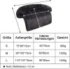 Jollywoods Sofa-Schutz-Hundebett für kleine und mittelgroße Hunde, Schwarz, L(110 x 110 x 15 cm)