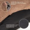 Jollywoods Sofaschutz-Hundebett für kleine und mittelgroße Hunde, Braun, L(110 x 110 x 15 cm)