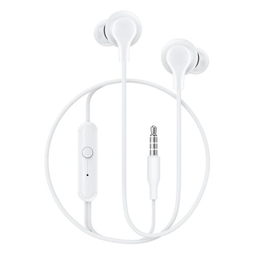S8 kabelgebundene Kopfhörer mit Mikrofon (weiß)