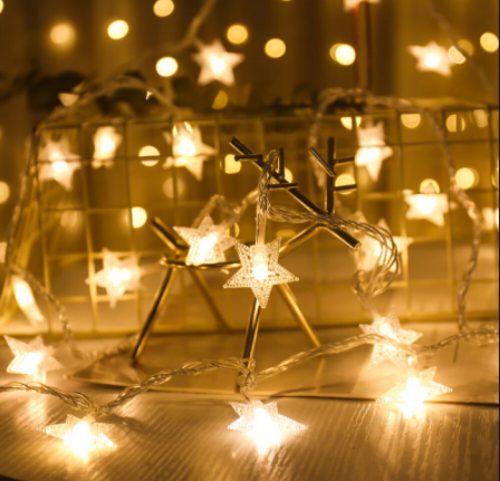 LED-Sternlicht-Beleuchtung, Party, sternförmig, wunderschönes, fantastisches Licht (50 LED, 6m)