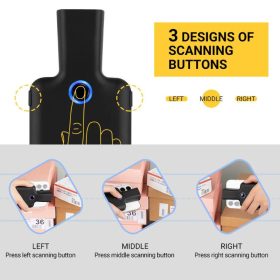   Tera 0012 2D Bluetooth Back-Clip Barcode-Scanner für Smartphones