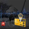 Gelbes Notfall-Wetterradio mit Taschenlampe