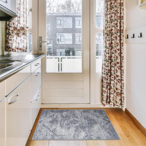 Taleta Moonlit Grey Vintage Bodenmatte für den Innenbereich, 120 x 170 cm
