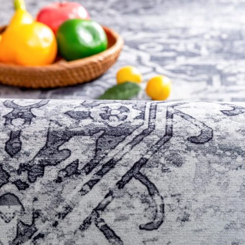 Taleta Moonlit Grey Vintage Bodenmatte für den Innenbereich, 120 x 170 cm