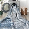 Taleta Moonlit Blue-Grey Vintage Bodenmatte für den Innenbereich, 120 x 170 cm