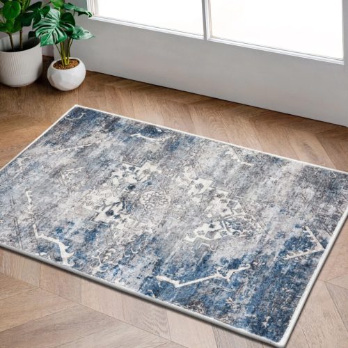 Taleta Moonlit Blue-Grey Vintage Bodenmatte für den Innenbereich, 120 x 170 cm