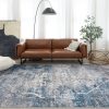 Taleta Moonlit Blue-Grey Vintage Bodenmatte für den Innenbereich, 120 x 170 cm