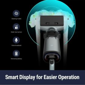   OSOTEK H200 3-in-1 Akku-Staubsauger und Wischmopp – Intelligenter Bodenreiniger mit LED-Licht und Selbstreinigungsfunktion