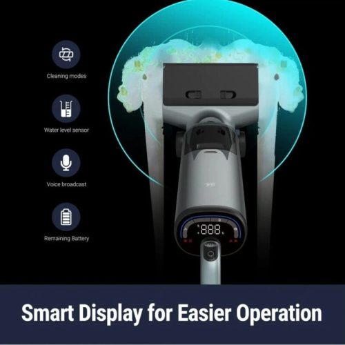 OSOTEK H200 3-in-1 Akku-Staubsauger und Wischmopp – Intelligenter Bodenreiniger mit LED-Licht und Selbstreinigungsfunktion