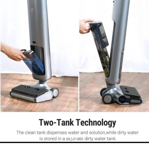 OSOTEK H200 3-in-1 Akku-Staubsauger und Wischmopp – Intelligenter Bodenreiniger mit LED-Licht und Selbstreinigungsfunktion