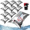 Foinwer Wiederverwendbares, reißfestes Wasseraufbewahrungsbeutel-Set, 30 l x 10 Stück