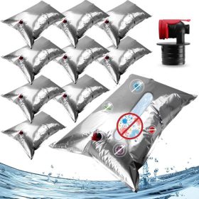   Foinwer Wiederverwendbares, reißfestes Wasseraufbewahrungsbeutel-Set, 30 l x 10 Stück